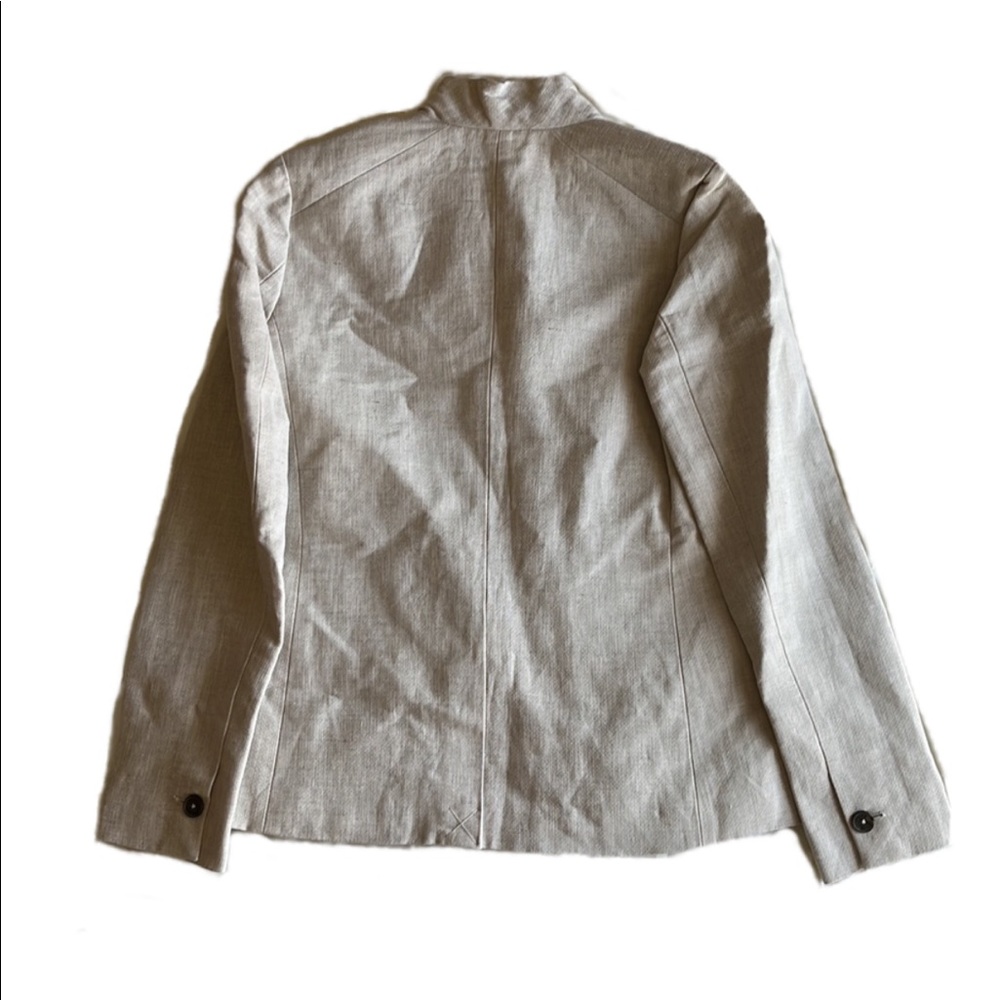 NWOT $375 JENNI KAYNE Linen Blend Boy Blazer In Natural size XS - Picture 16 of 16